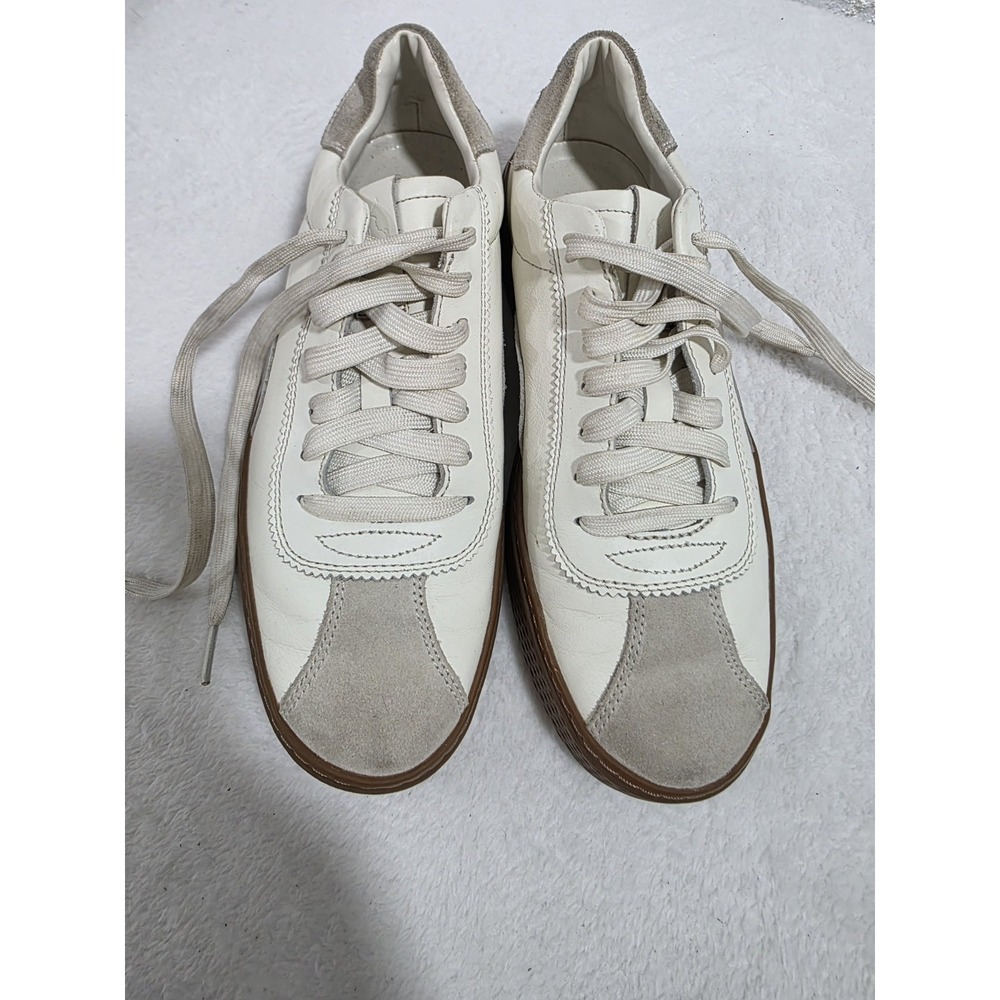 Polo Ralph Lauren Jermain Green Leather Suede Lace Up Sneaker Shoe Mens 8D - Picture 2 of 14